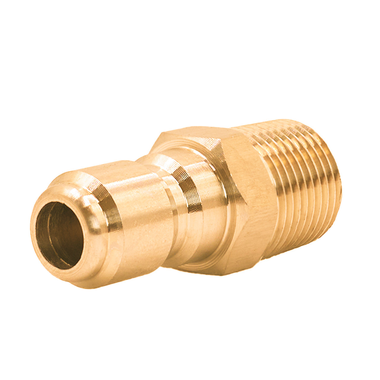 1/4" MPT Plug Quick Connect Brass Fitting 3285