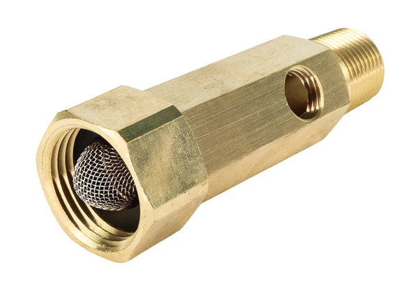 1/2" Brass Garden Hose Inlet LONG for pressure washing