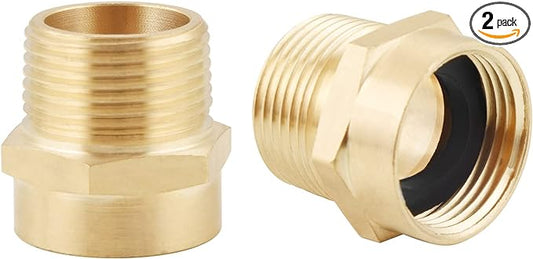 3/4" G (BSP) Female Thread to US 3/4" NPT Male Thread Pipe Brass