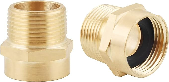 3/4" G (BSP) Female Thread to US 3/4" NPT Male Thread Pipe Brass
