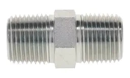 STEEL HEX NIPPLE 3/8 MPT, 5000 PSI SKU:54046