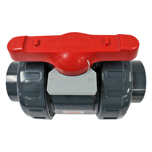 Válvula dosificadora de PVC/FKM de 1" Asahi/America SST tipo 21A: accionada manualmente