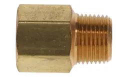 1/2" NPT Female x 3/8" NPT Male Brass Fittings