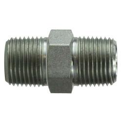 1/4" Steel Hex Nipple