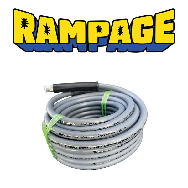 Rampage Smooth Pressure Wash Hose 50'-200' | Just Wash Stuff