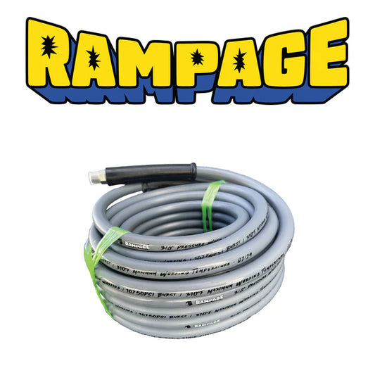 Rampage Smooth Pressure Wash Hose 50'-200' | Just Wash Stuff
