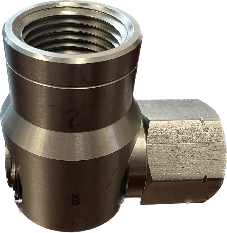 Mosmatic 1/2" 90 FPT x FPT Stainless Steel Swivel