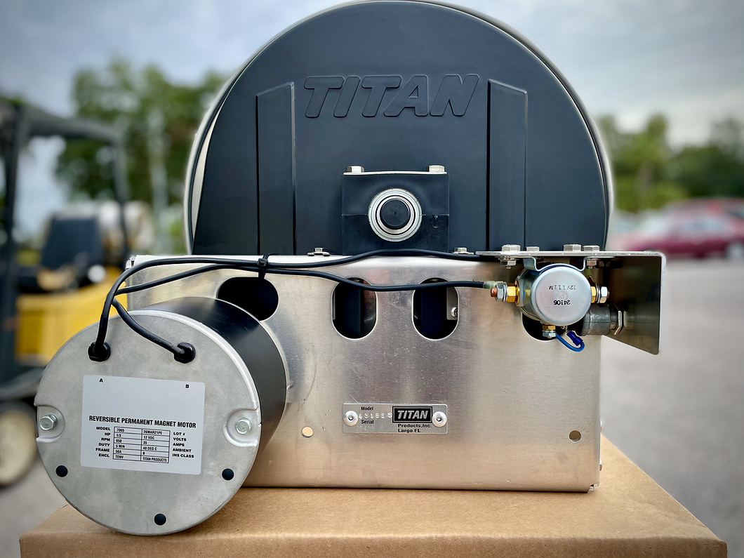 4018-6E Titan Electric Reel 18in with 1in Manifold
