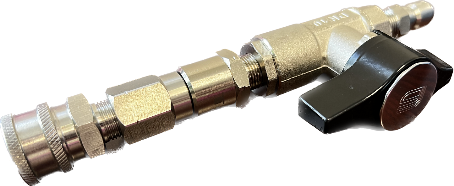 DN-10 Ball Valve and Mosmatic Swivel Assembly 3/8"