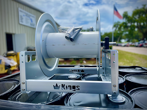 Kings Hose Reel 12in Aluminum Manual Hose Reel KR1A12