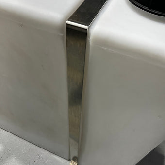 100 gallon vertical tank strap set Stainless