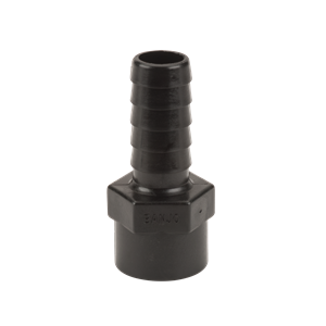 Banjo HBF100 1 Hose Barb Fitting for pressure washing plumbing and soft wash systems
