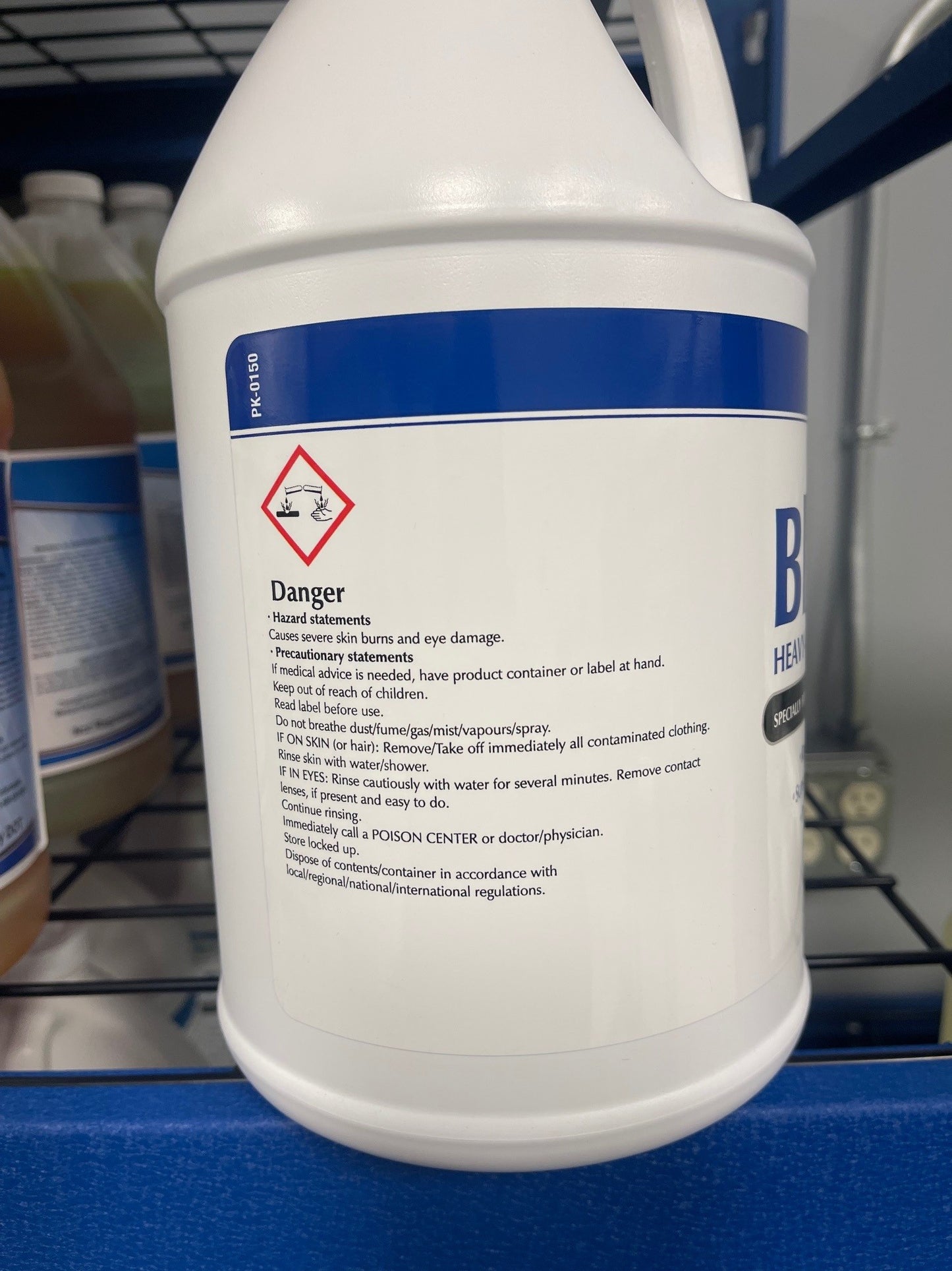 Blast Off Heavy-Duty Cleaner & Degreaser Hazards for machinery and buildings