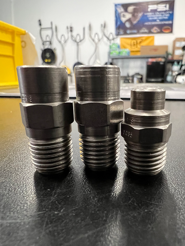 1/4 Meg Stainless Steel Soft Wash / Downstream Tips