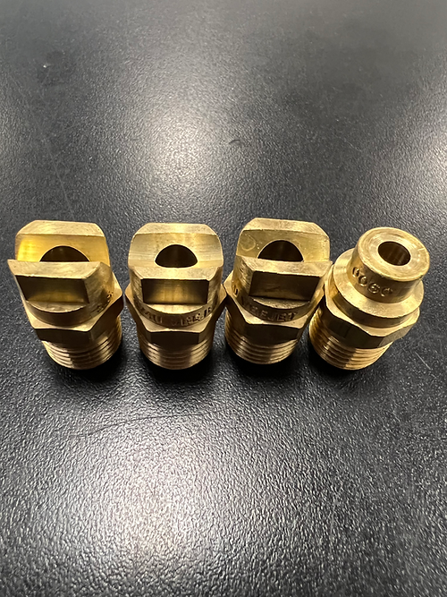 1/4 Meg Brass Softwash / Downstream Tips