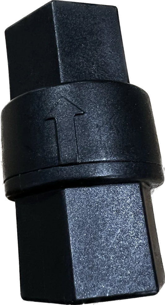1/2" Check Valve With Hastelloy Spring 1/3lb SMC Poly 22352