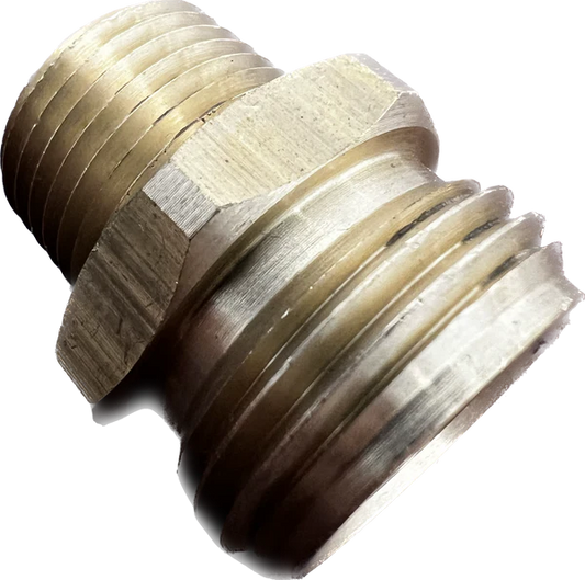 3/4” MGH x 1/2” MPT Brass