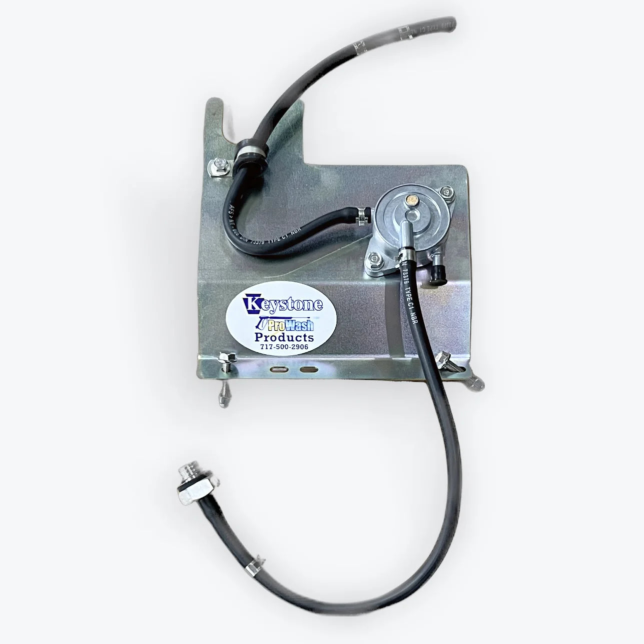Fuel Tank Delete Kit full view for Honda GX and Briggs XR engines