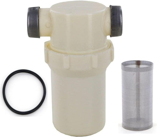 "Hypro Inline Water Filter White 80 Micron for soft wash and pressure washing