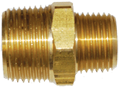 3/4MPT x 1/2MPT Brass Hex Nipple 2115