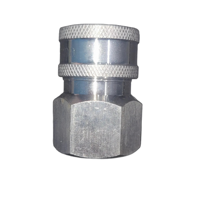 Stainless quick connect coupler