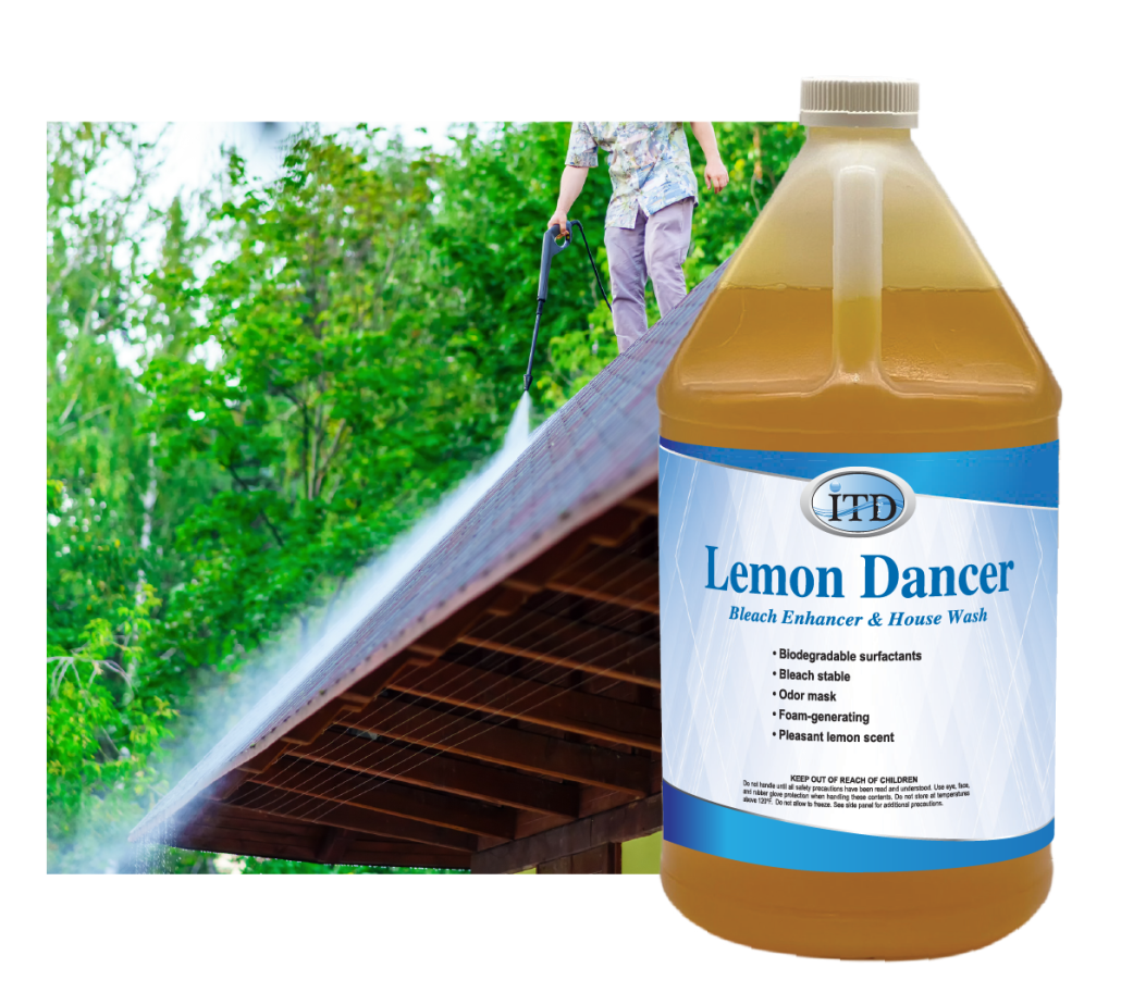 Lemon Dancer Bleach Enhancer 1 or 5 Gal SKU 20332 for soft washing