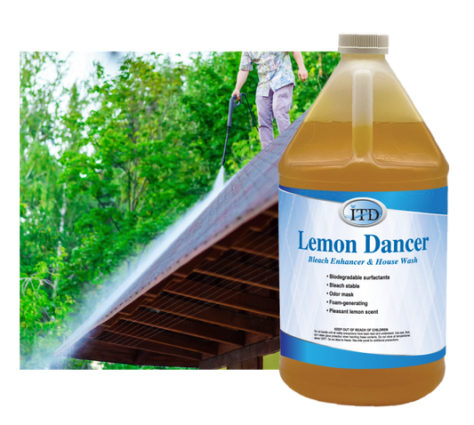 Lemon Dancer Bleach Enhancer 1 or 5 Gal SKU 20332 for soft washing