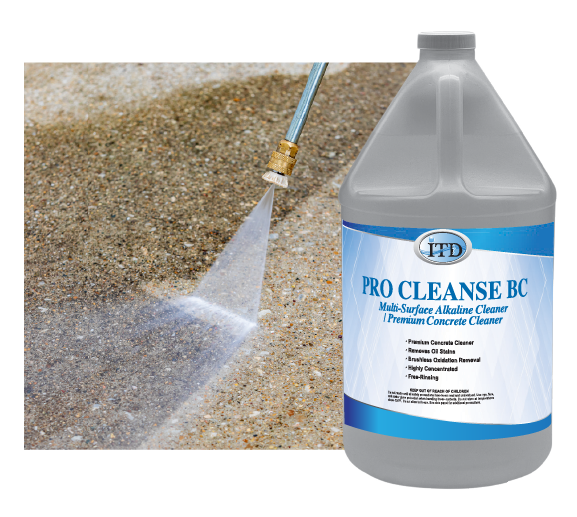Pro Cleanse BC Alkaline Cleaner for soft wash and pressure washing