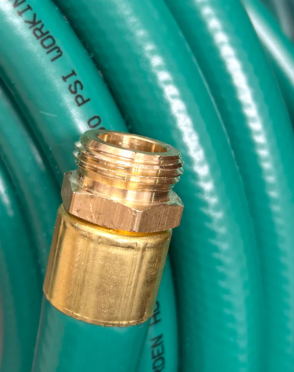 Rampage 3/4 Green Garden Hose filling pressure washing tank
