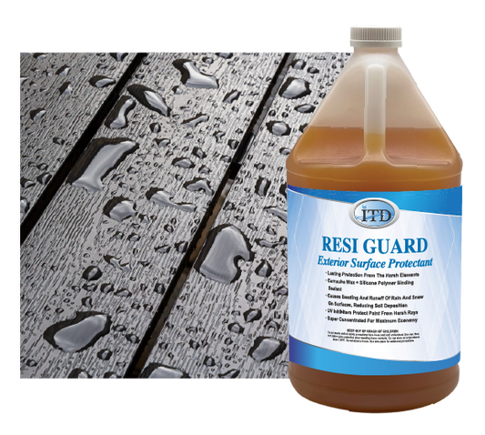 ResiGuard Exterior Protectant for soft wash after Ox Wash