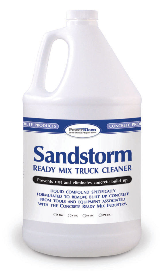 Sandstorm Molecular Cement Dissolver - Natural, acid-free concrete remover for pressure washing tools and equipment