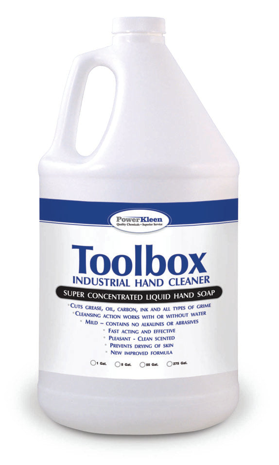 Toolbox Industrial Hand Soap 1 Gallon SKU 8000 PK for grease and grime