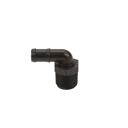 1" Male Thread X ¾" 90° Hose Barb Banjo HB100/075-90
