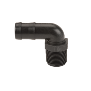 1" Male Thread X 1" 90° Hose Barb Banjo HB100-90