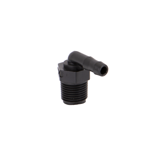 HB050/038-90 Banjo ½" Male Thread X " 90° Hose Barb