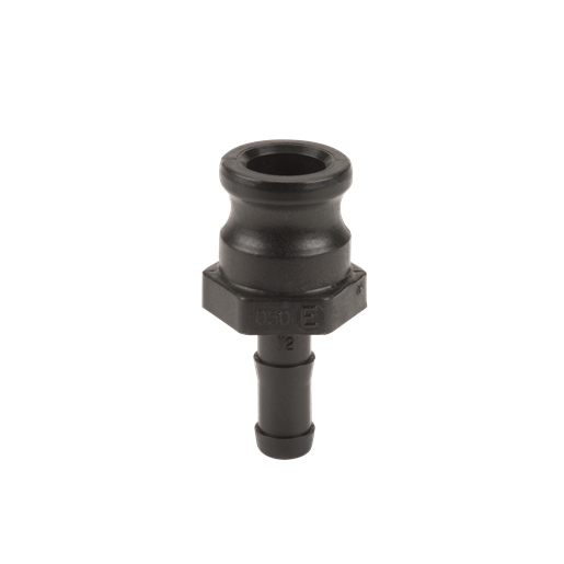 050E Banjo ¾" Male Adapter X ½" Hose Shank Poly Cam Lever Coupling