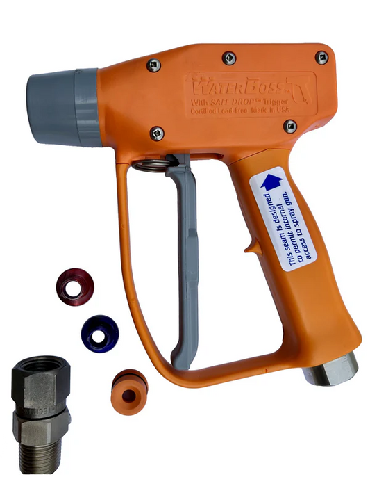 WaterBoss 750 Soft Wash Gun with 1/2 swivel for soft washing