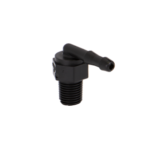 ¼" Male Thread x ¼" 90° Hose Barb Elbow Fitting – Banjo Poly Connector

