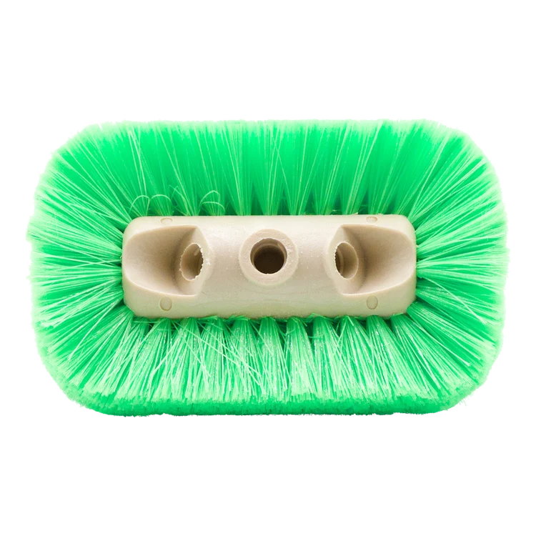 10" Green Nylon All Direction Wash Brush – Flagged Nyltex Bristles

