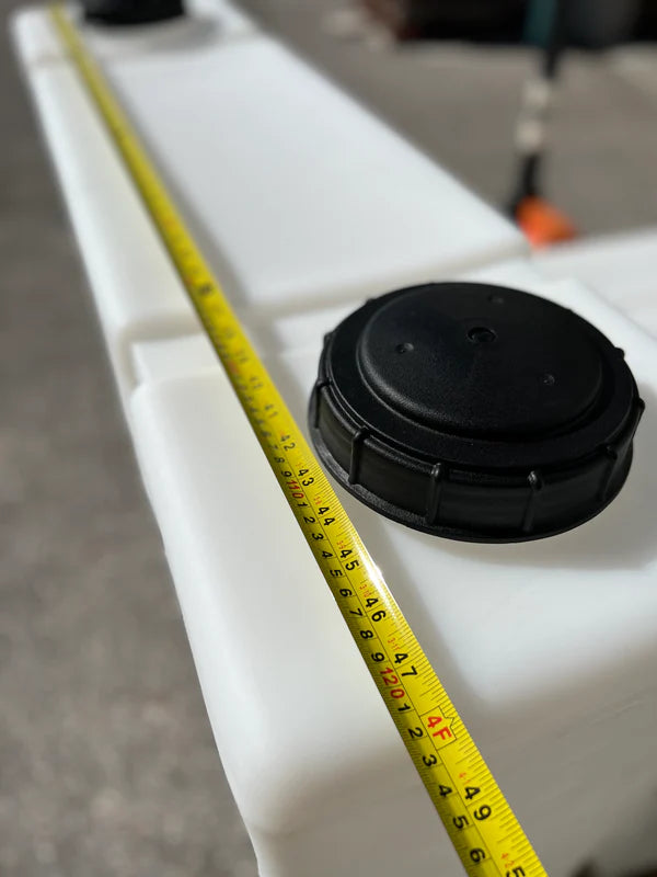 100 Gallon Slim Line Vertical Tank SKU 100VERT lid view

