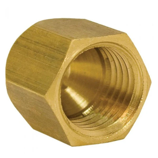 Brass Pipe Cap, 1/4" FNPT