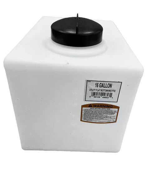 16 Gallon Poly Soap Tank full view for soft wash rigs

