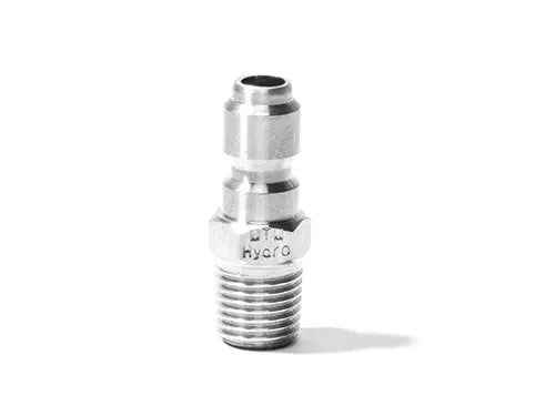 Plated Steel 1/4" QC Male Plug - Low Profile  24.5006