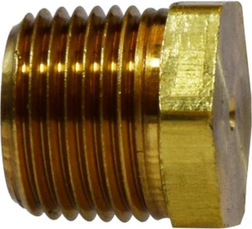 1/2" MPT Brass Plug