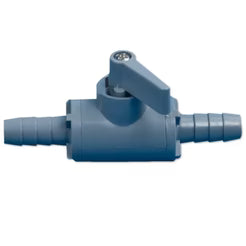 3/8" Hose Barb x 3/8" Hose Barb PVC Ball Valve with Viton Seals – Soft Wash Flow Control

