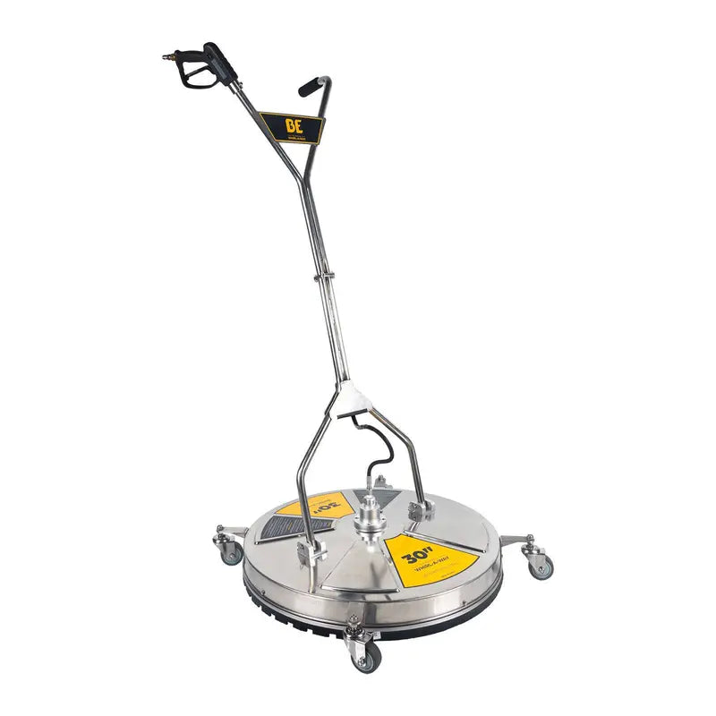 Side view of 30in Whirl-A-Way Surface Cleaner for pressure washing


