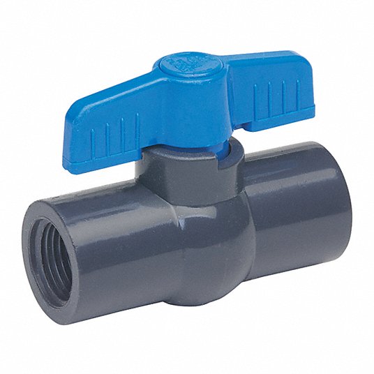 Ball Valve: 1/2 in Pipe, Full, 150 psi CWP, 34° to 140°F, Tee Handle, Female NPT ProLine