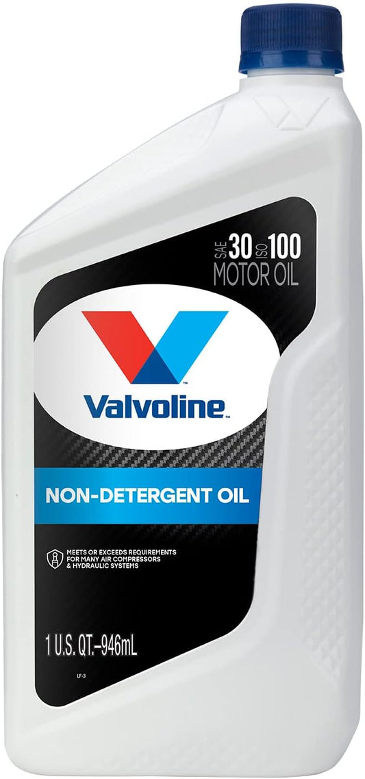 Valvoline Non-Detergent SAE 30 Conventional Pump Oil 1 QT