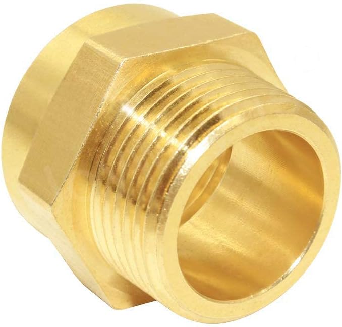 1" G Thread Female×1" NPT Thread Male Brass Pipe Fitting Adapter