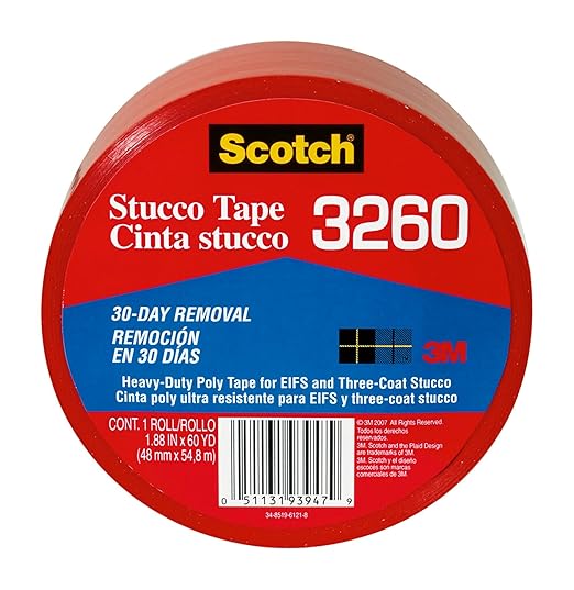 Scotch Stucco Tape, 1.88 in x 60yd